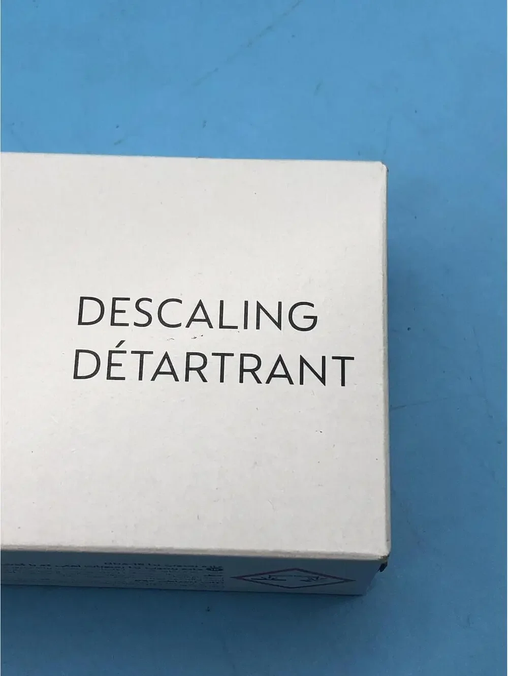 Nespresso descaling agent